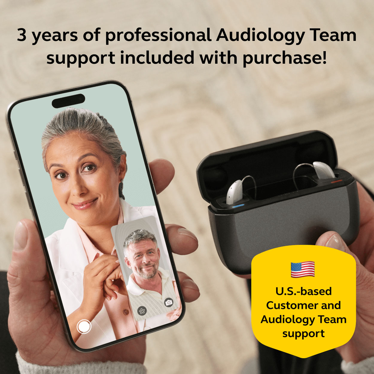 Jabra Enhance Select 300 Premium Package, Warm Gray image number 8