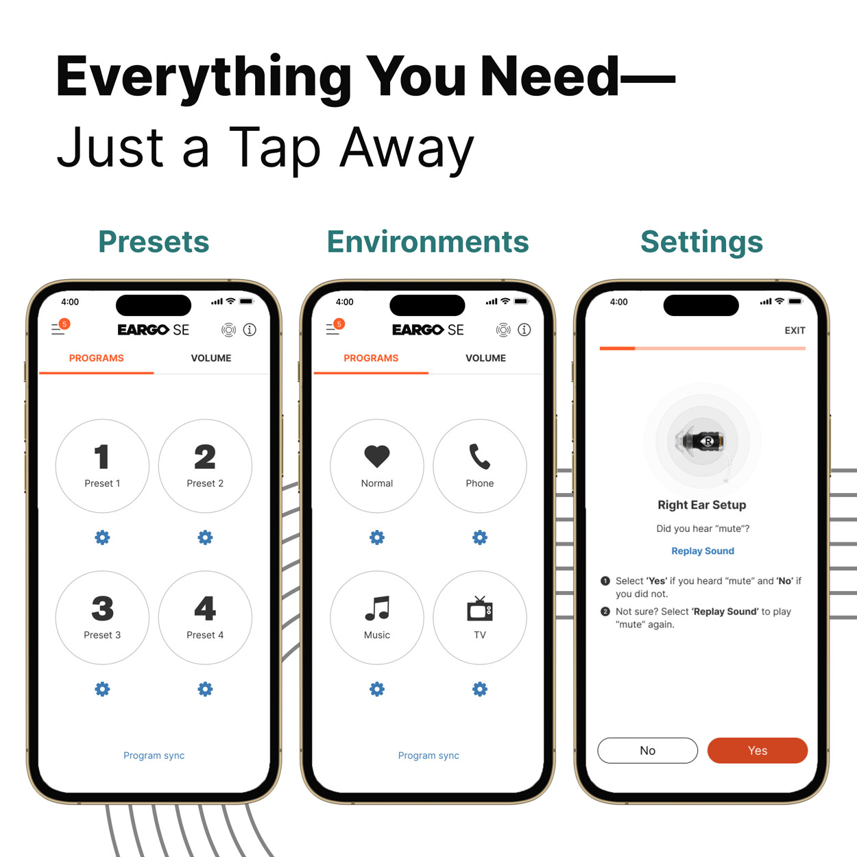 Eargo SE Hearing Aids Bundle,, image number 7