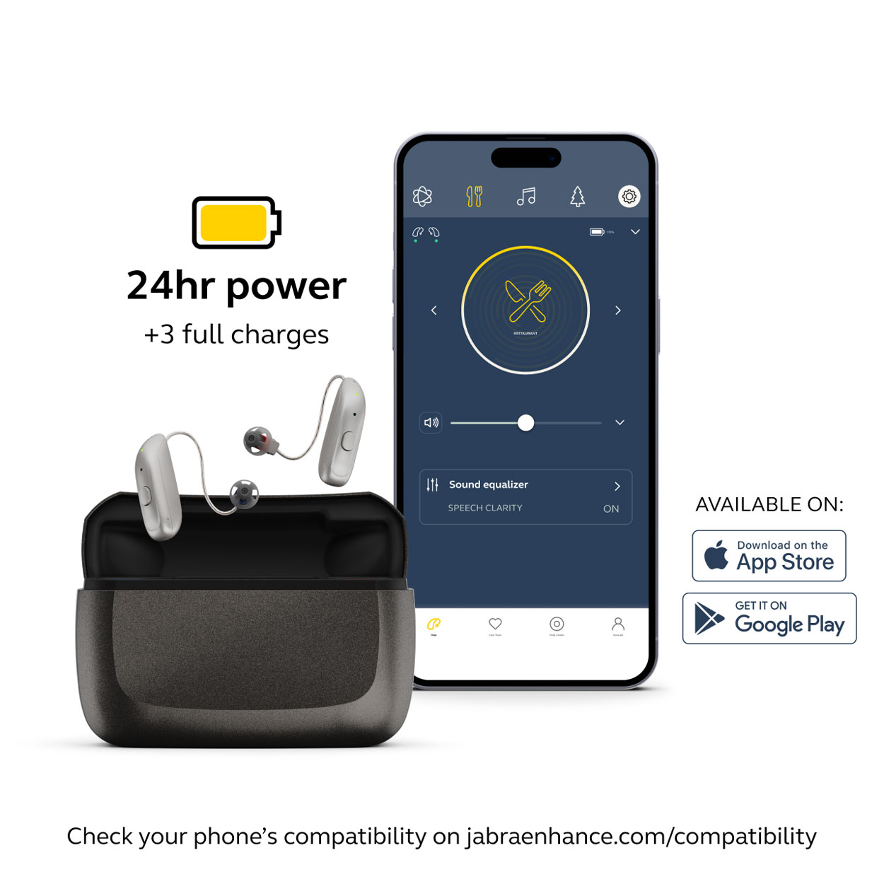 Jabra Enhance Select 300 Premium Package, Warm Gray image number 9