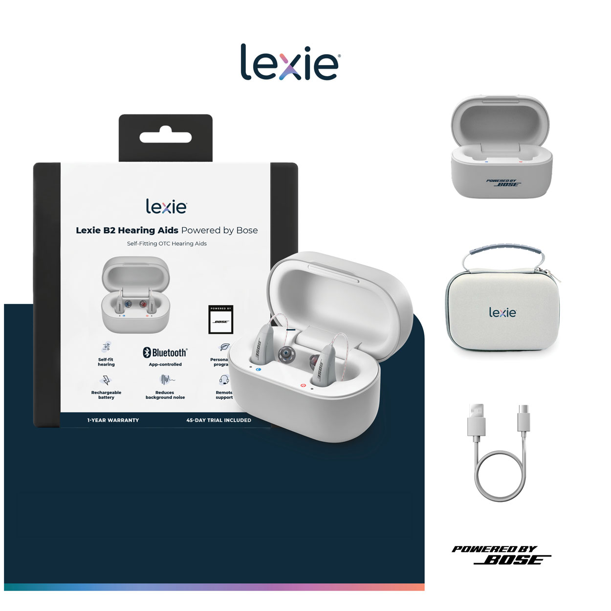 Lexie B2 Hearing Aids, Powered by Bose,  image number 1