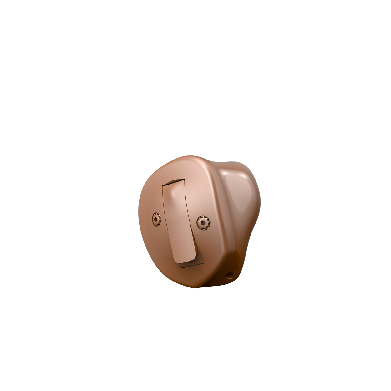 Oticon Own 2 ITE Half Shell, Medium Brown image number 1.0