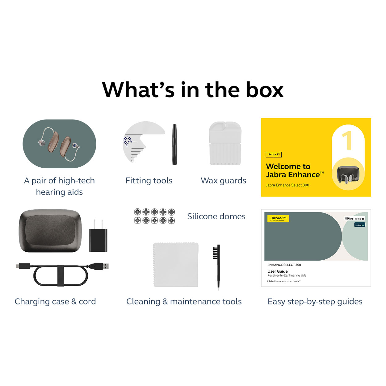 Jabra Enhance Select 300 Premium Package, Bronze image number 9
