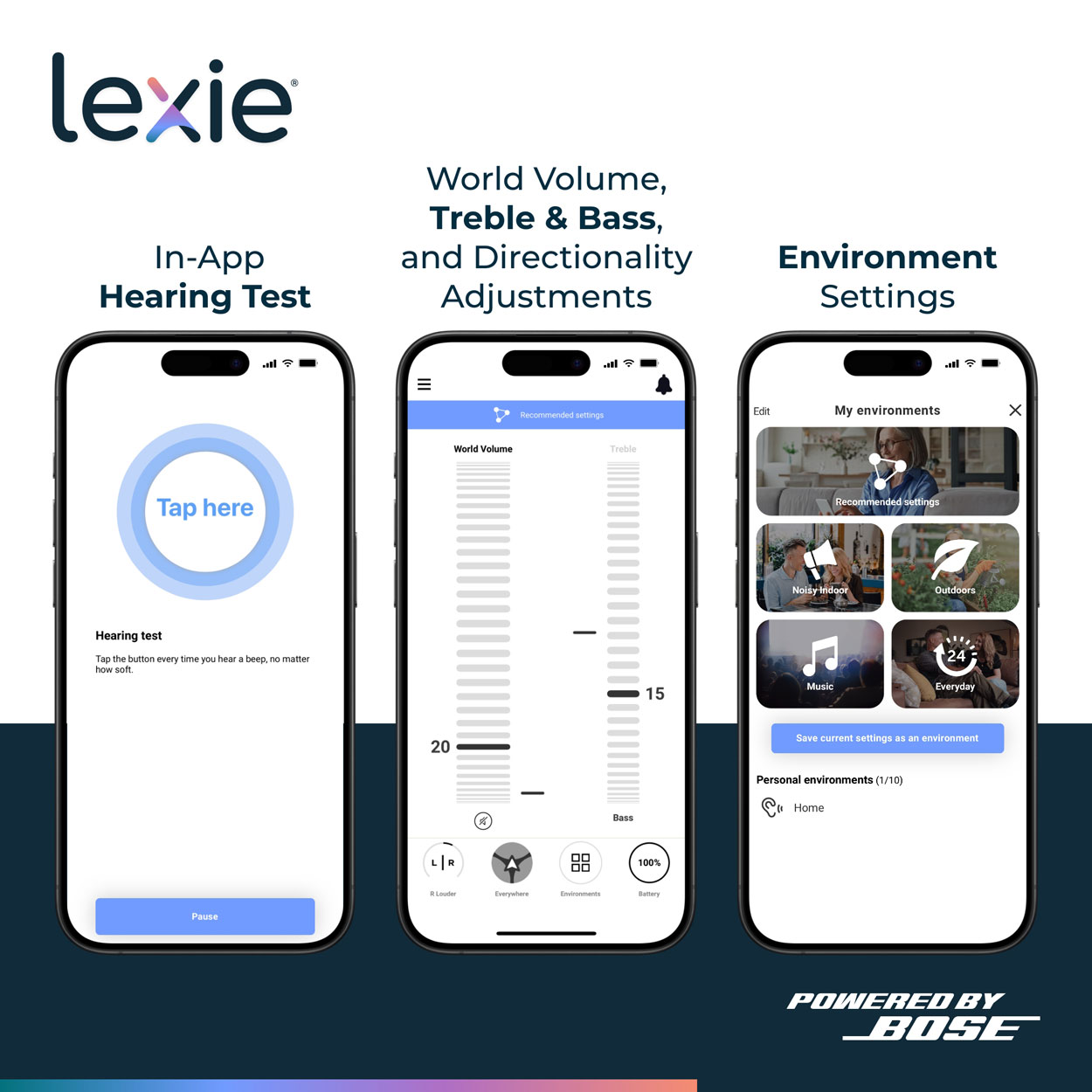 Lexie B2 Hearing Aids, Powered by Bose,  image number 3